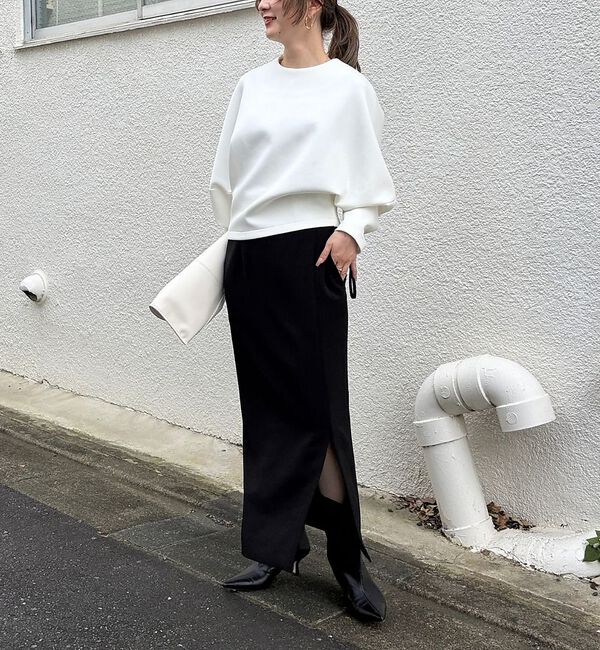 Rouge vif「コットンエアーダンボール コクーンプルオーバー」|Tシャツ・カットソー|
