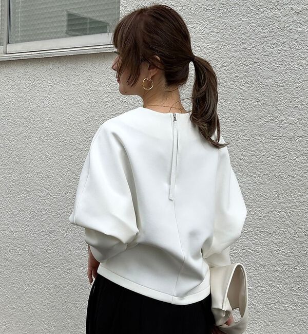 Rouge vif「コットンエアーダンボール コクーンプルオーバー」|Tシャツ・カットソー|