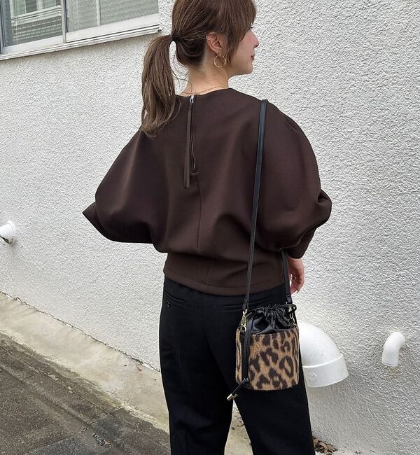 Rouge vif「コットンエアーダンボール コクーンプルオーバー」|Tシャツ・カットソー|