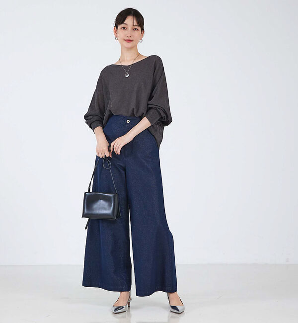 qualite「【大人気アイテム入荷】camifineニットプルオーバー」|ニット・セーター|