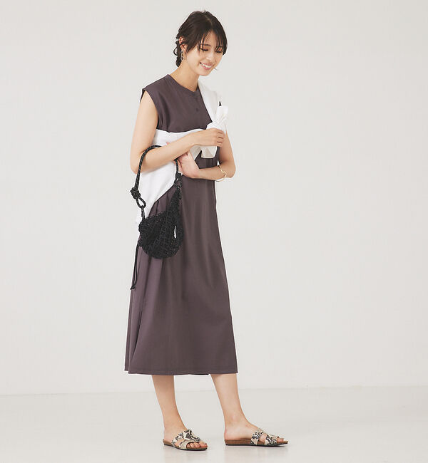 abahouse mavie「【OUTDOOR】メッシュ巾着バッグ」|ハンドバッグ|