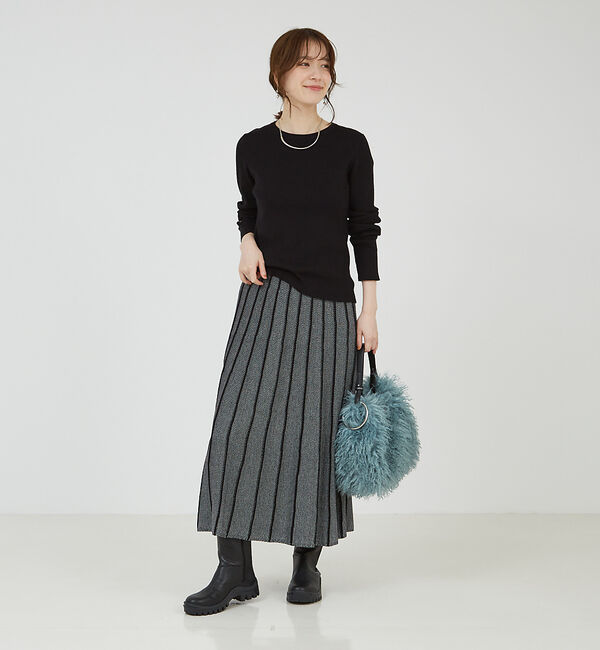 abahouse mavie「ニットジャガードセットアップ」|その他|