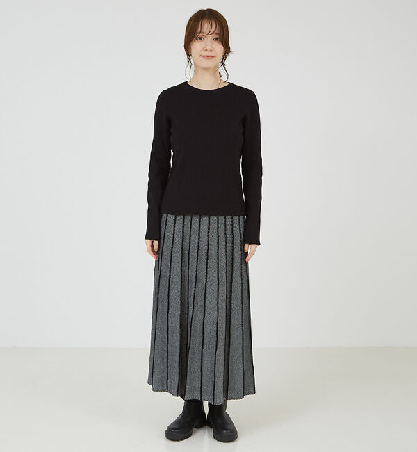abahouse mavie「ニットジャガードセットアップ」|その他|