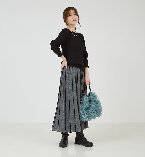 abahouse mavie「ニットジャガードセットアップ」|その他|