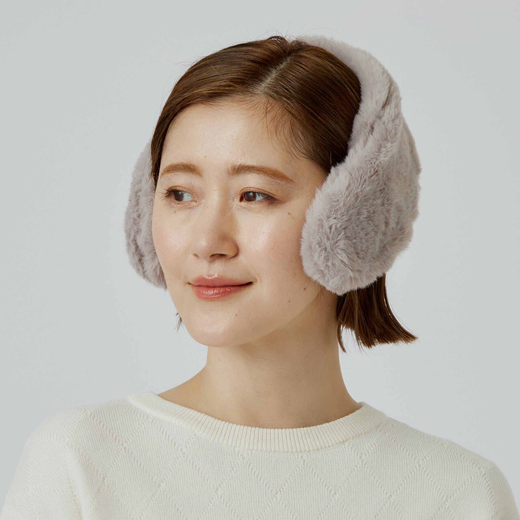 grove「2WAYフェイクファーイヤマフ」|イヤーマフ|