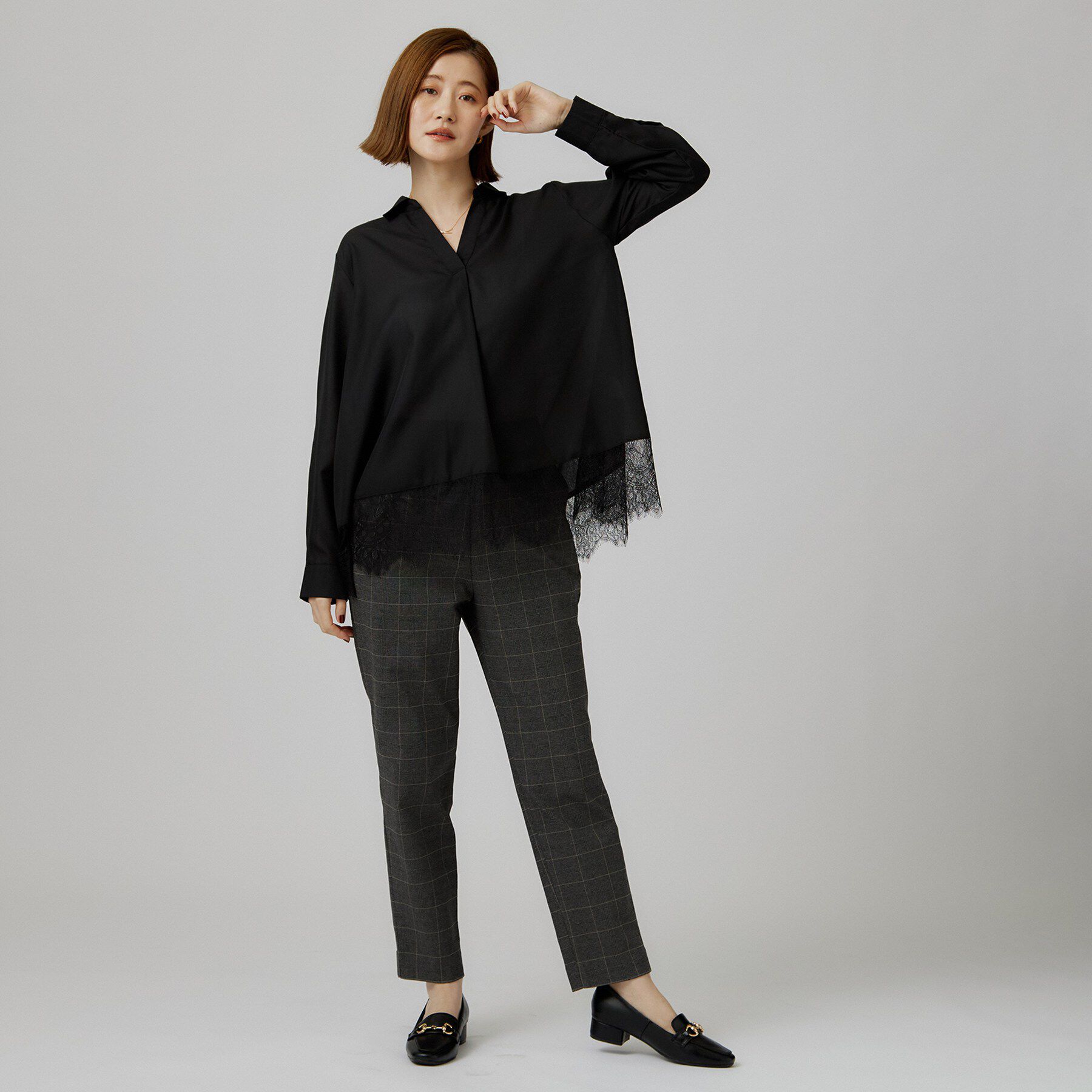 grove「【裏起毛】ハイパーストレッチテーパードパンツ」|その他|