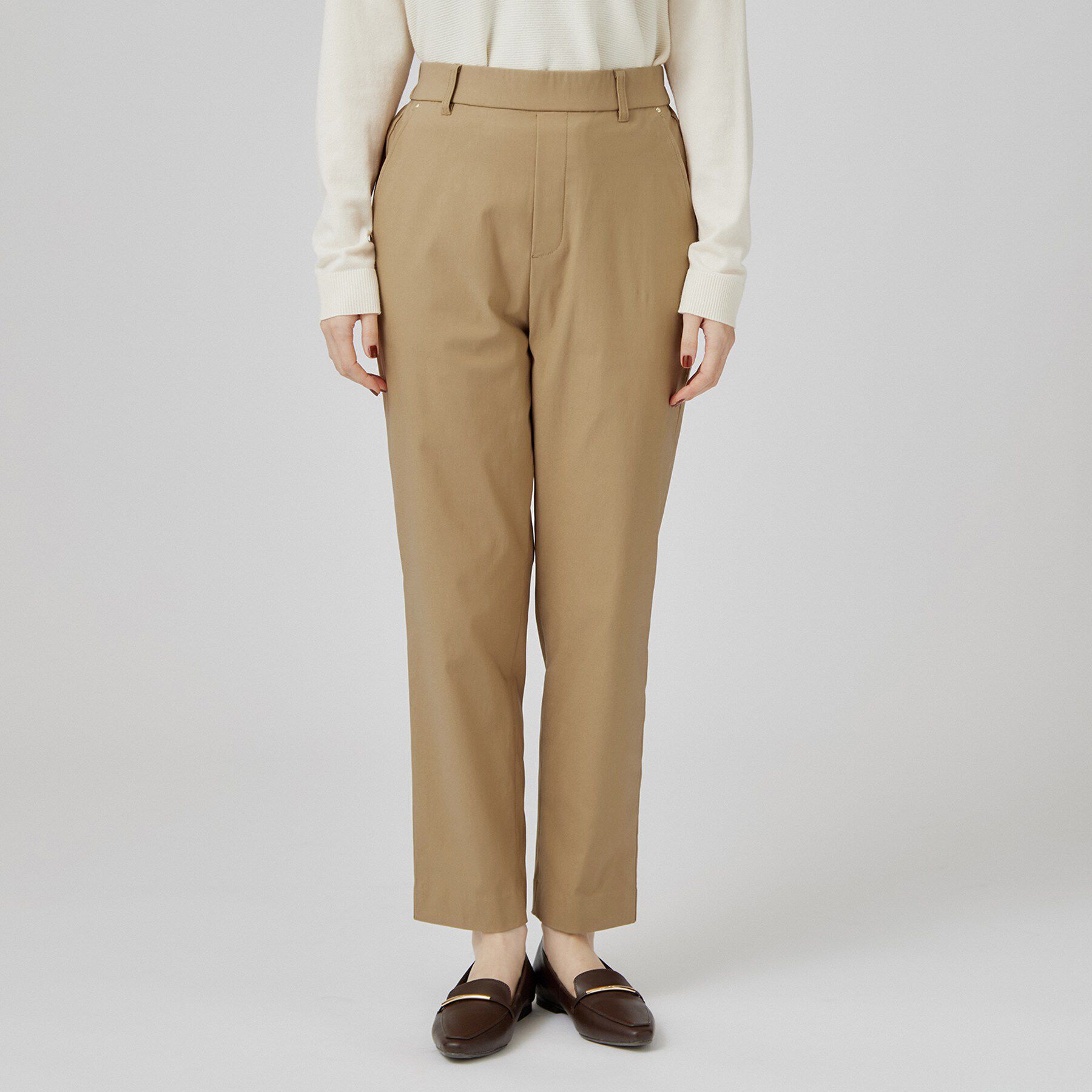 grove「【裏起毛】ハイパーストレッチテーパードパンツ」|その他|