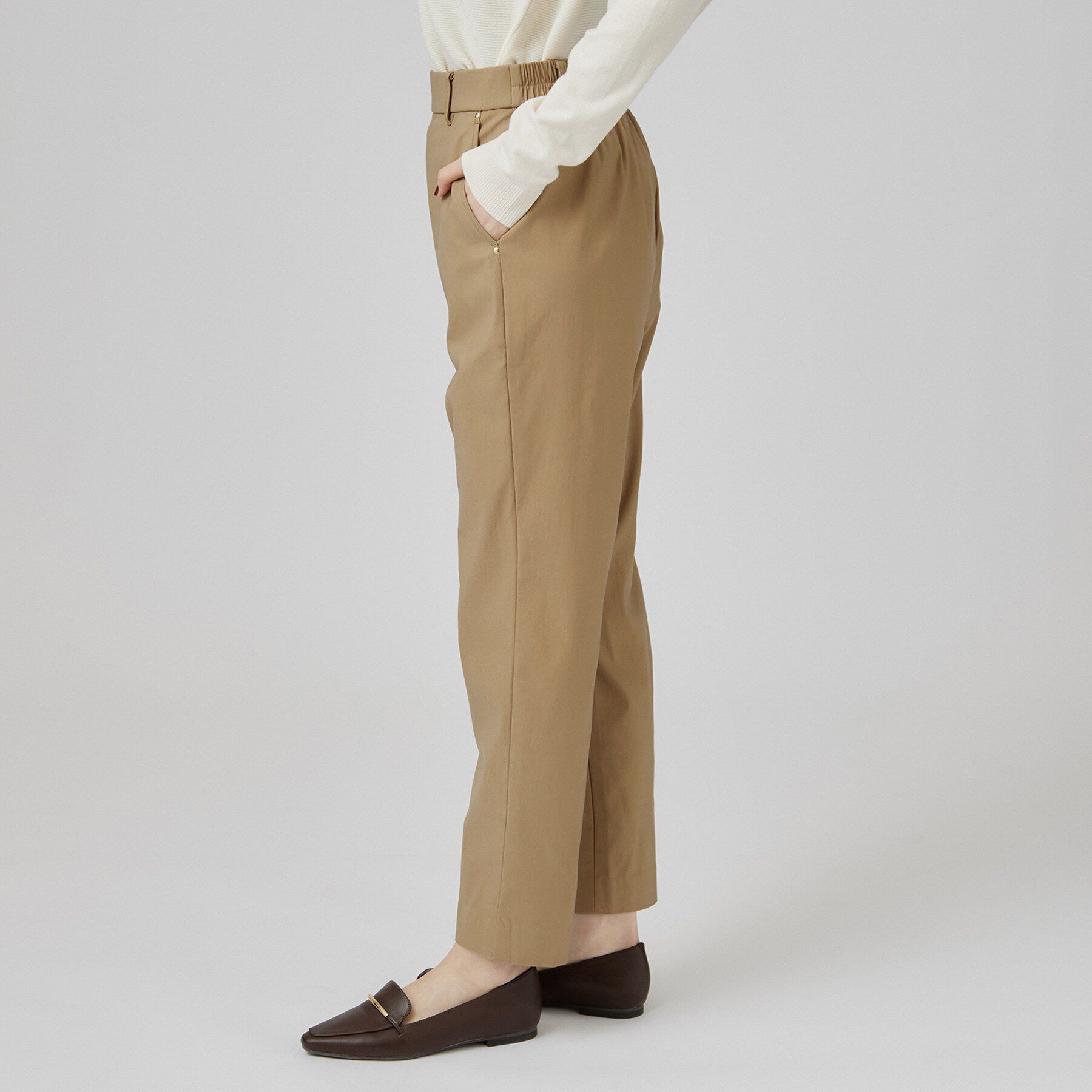 grove「【裏起毛】ハイパーストレッチテーパードパンツ」|その他|