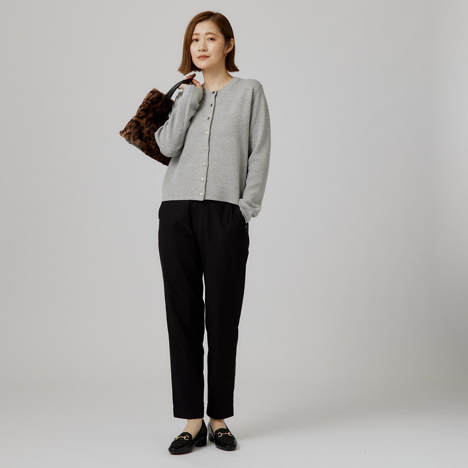 grove「【裏起毛】ハイパーストレッチテーパードパンツ」|その他|
