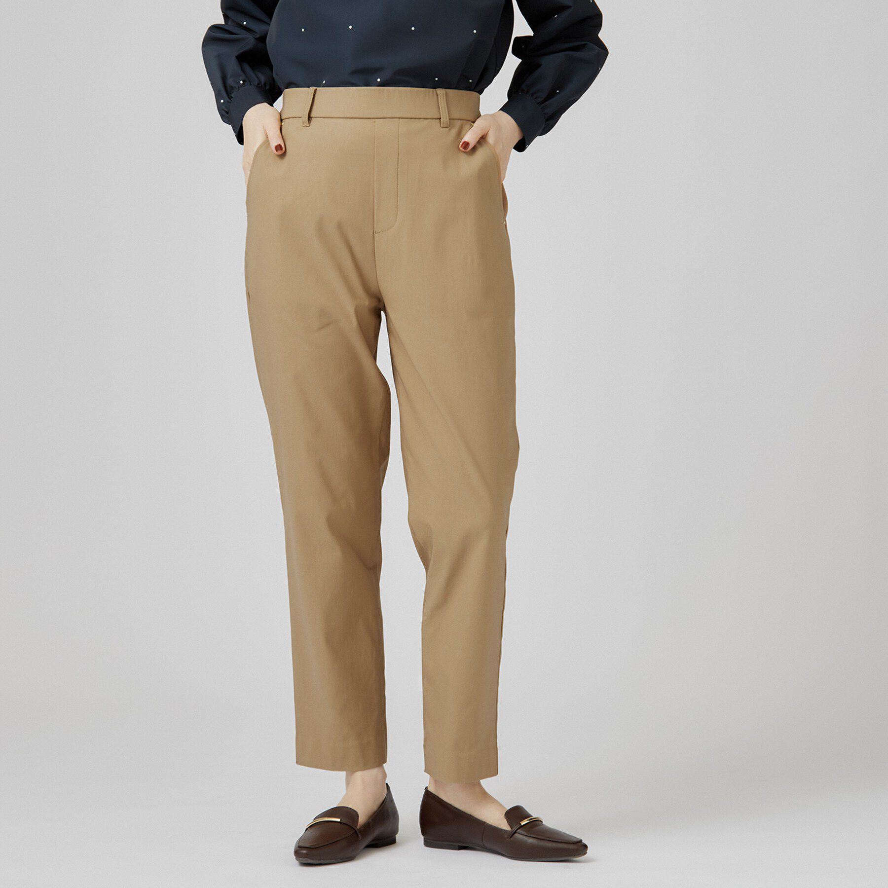grove「【裏起毛】ハイパーストレッチテーパードパンツ」|その他|
