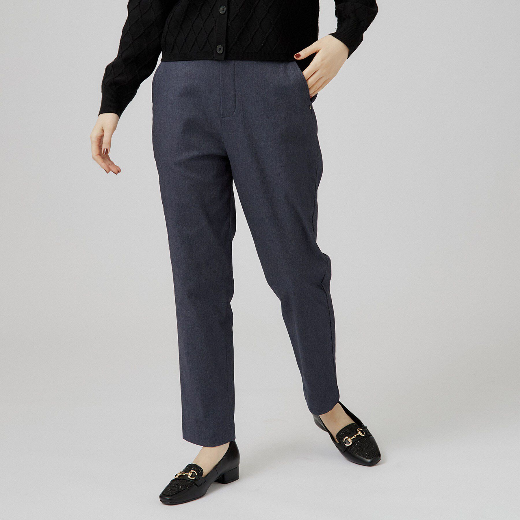 grove「【裏起毛】ハイパーストレッチテーパードパンツ」|その他|