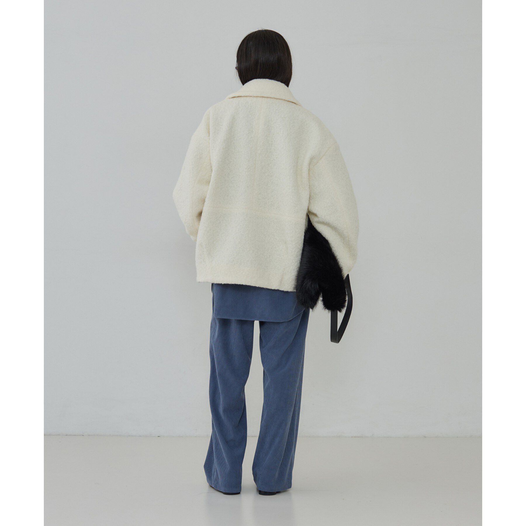 GALLEST「ボアピーコート」|ピーコート|