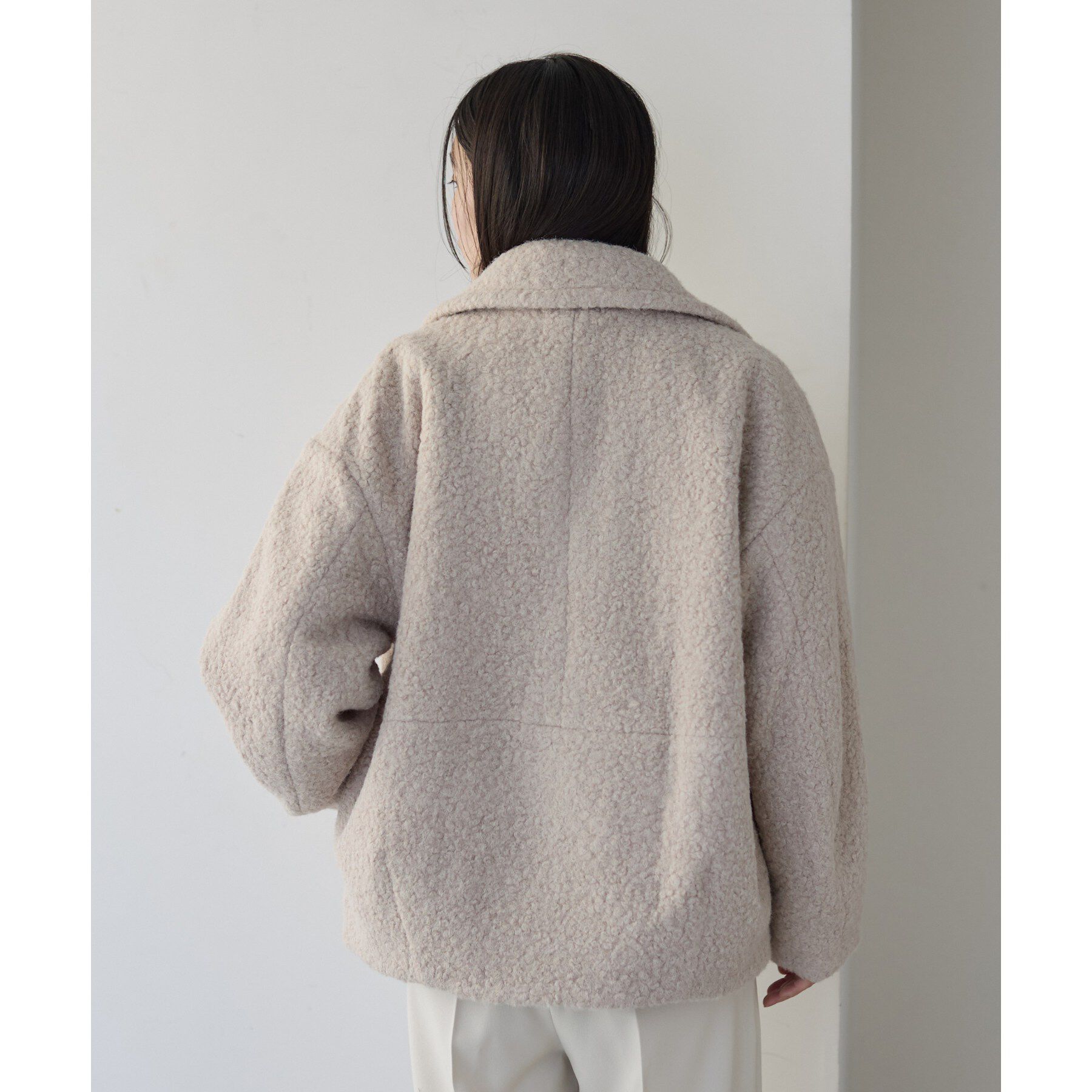 GALLEST「ボアピーコート」|ピーコート|