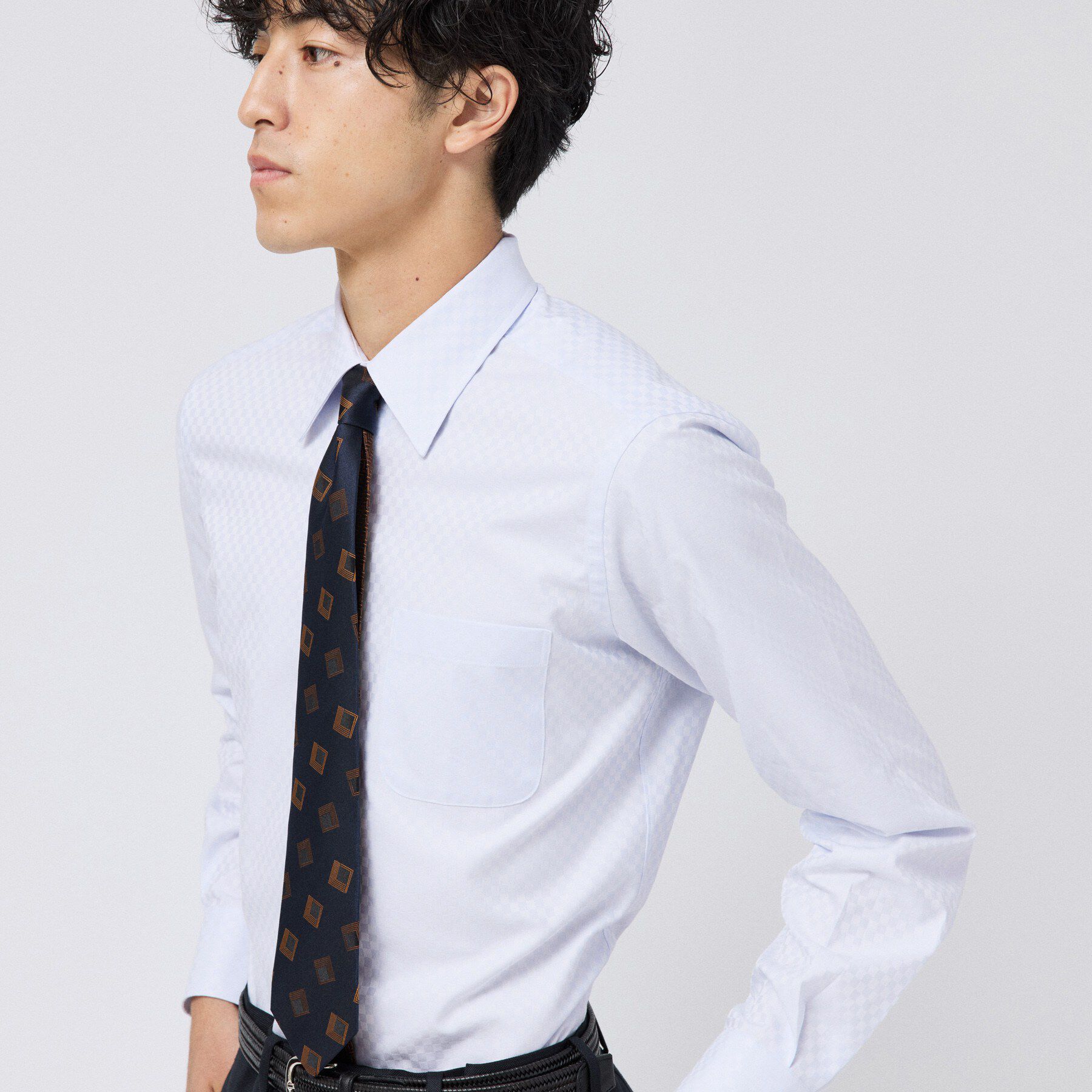 TAKEO KIKUCHI「【Made in JAPAN】 市松柄 シャツ」|シャツ・ブラウス|