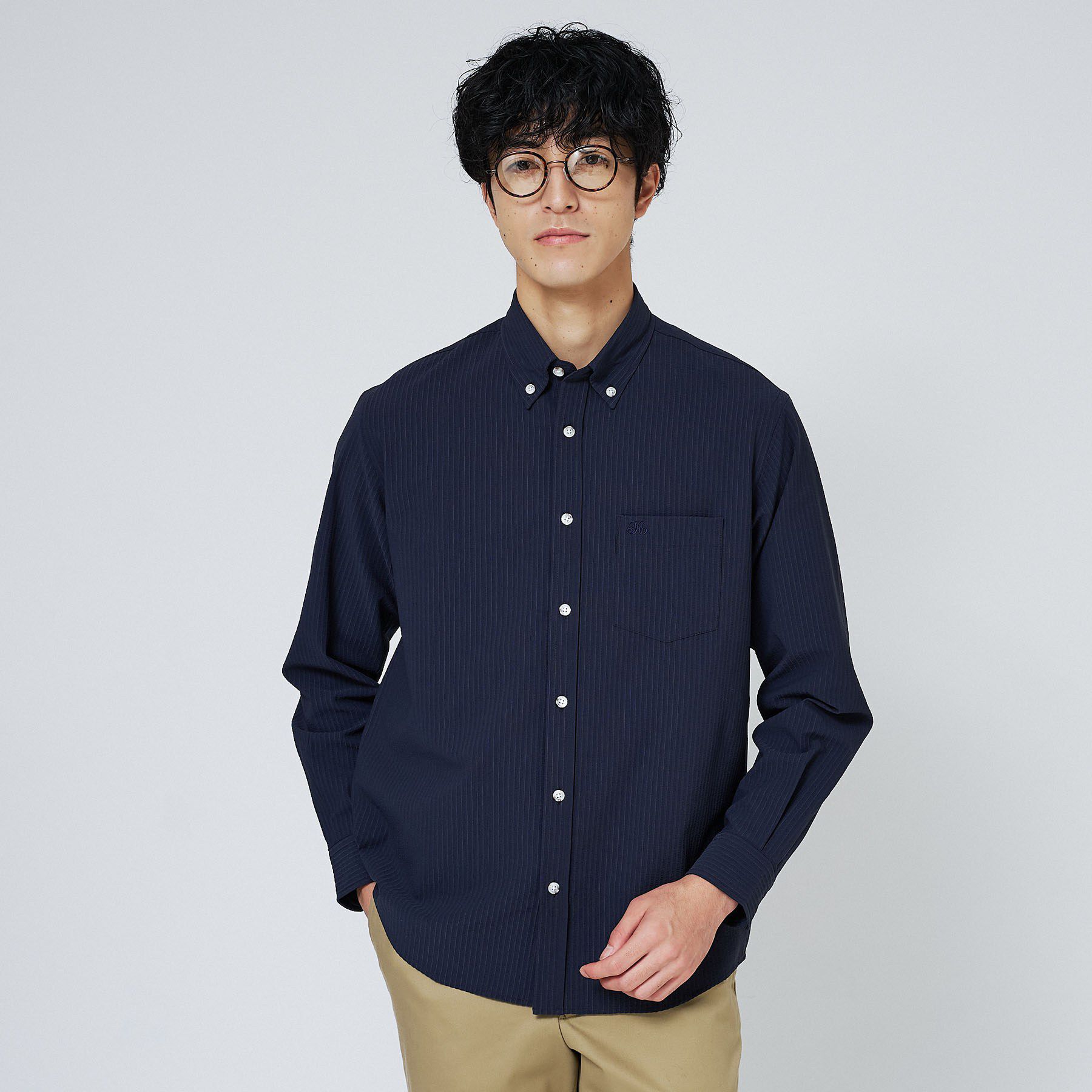 TAKEO KIKUCHI「サッカーストライプBDシャツ」|シャツ・ブラウス|