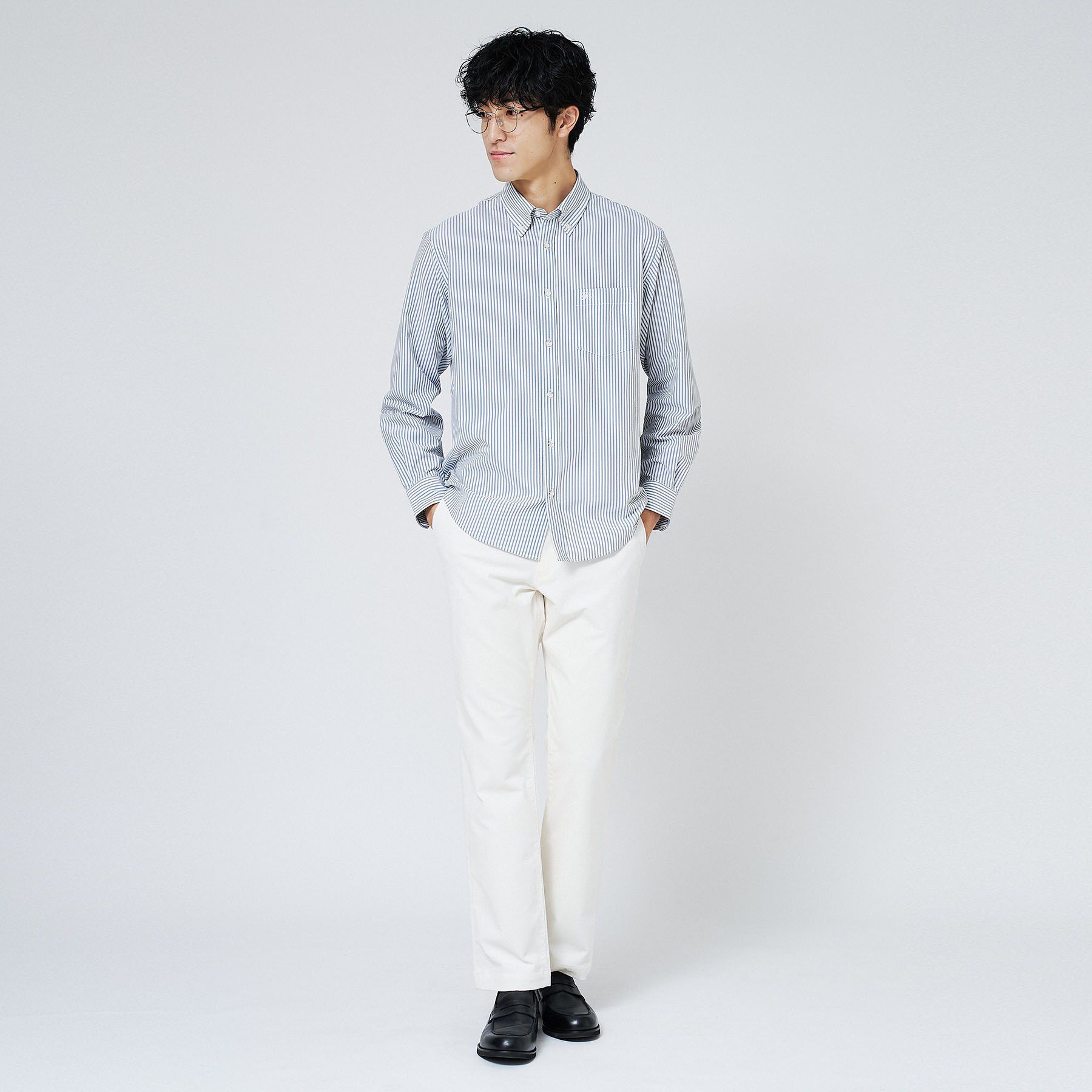 TAKEO KIKUCHI「サッカーストライプBDシャツ」|シャツ・ブラウス|