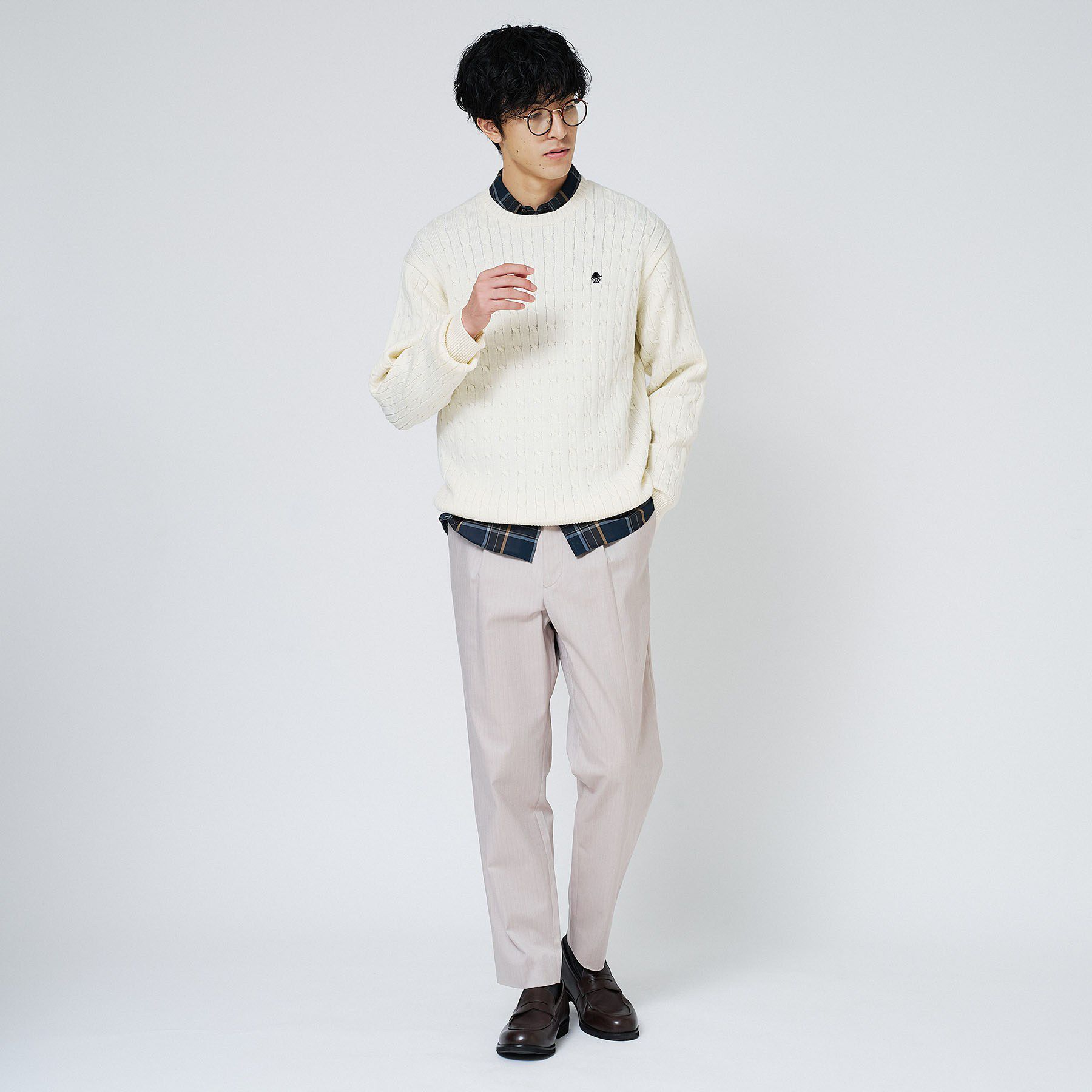 TAKEO KIKUCHI「【LIMITED】トップマルチヘリンボーン イージーパンツ」|その他|