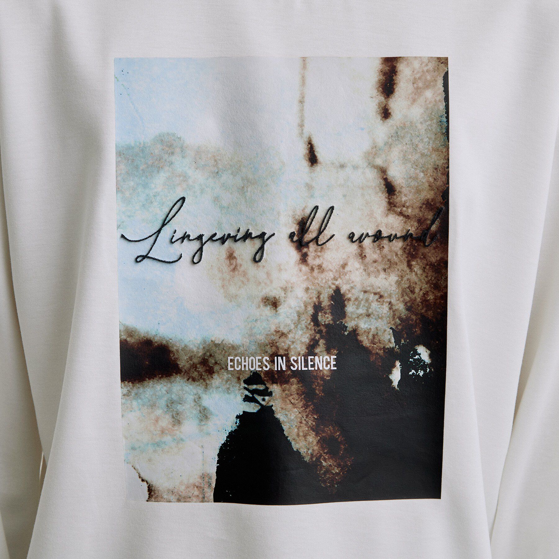 tk.TAKEO KIKUCHI「アートグラフィック ブラシ刺繍長袖Tシャツ」|Tシャツ・カットソー|