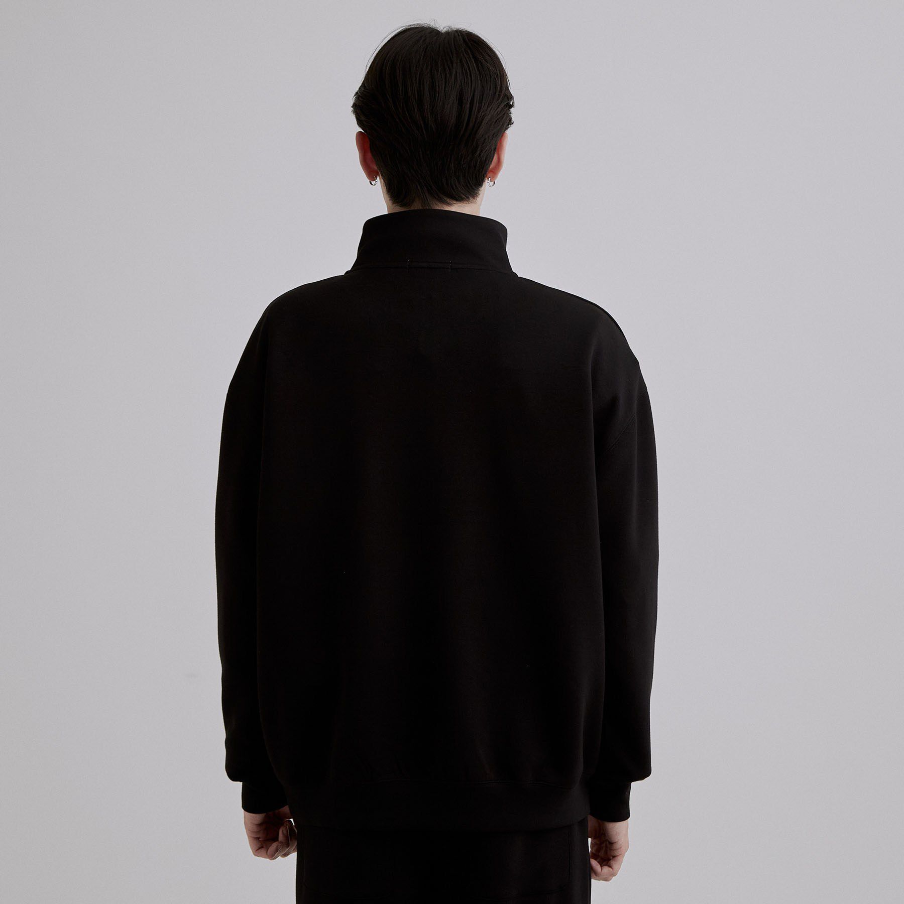 tk.TAKEO KIKUCHI「【TOROMIシリーズ】シルキータッチハーフジップスウェット」|Tシャツ・カットソー|