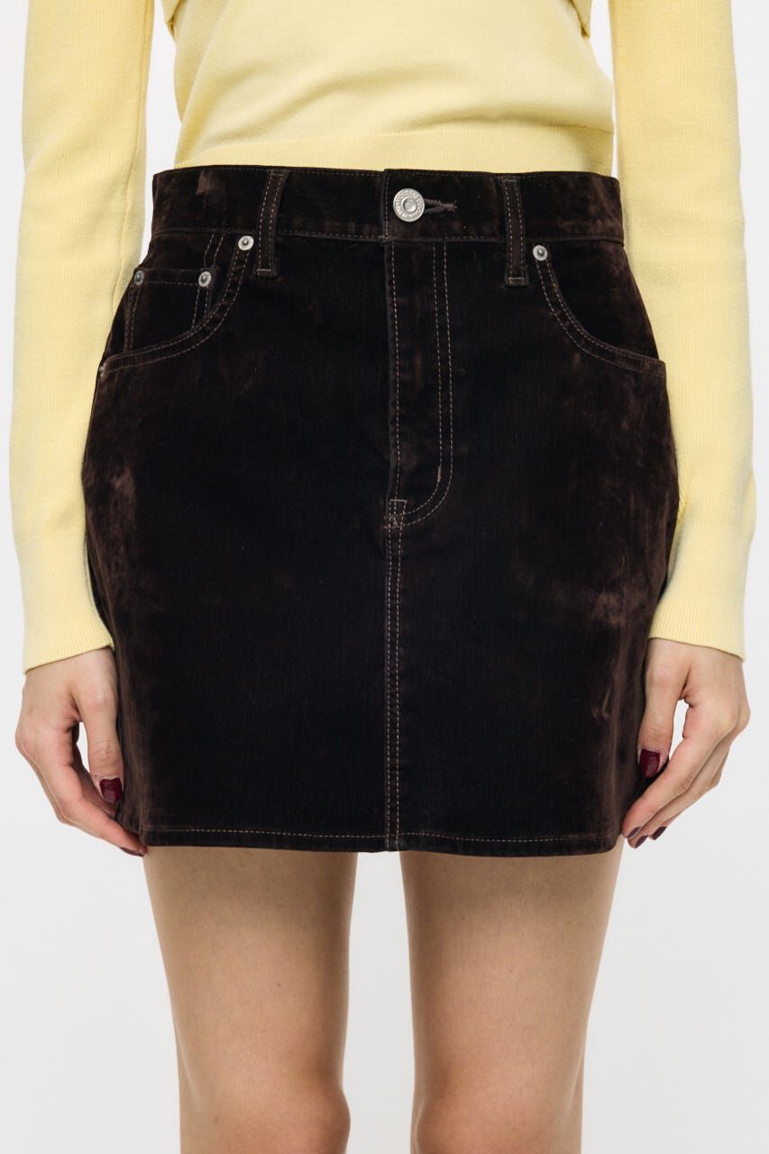 MOUSSY「VELVET MINI スカート」|スカート|