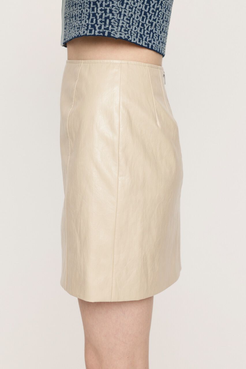 SLY「F／LEATHER TIGHT ショートスカート」|スカート|