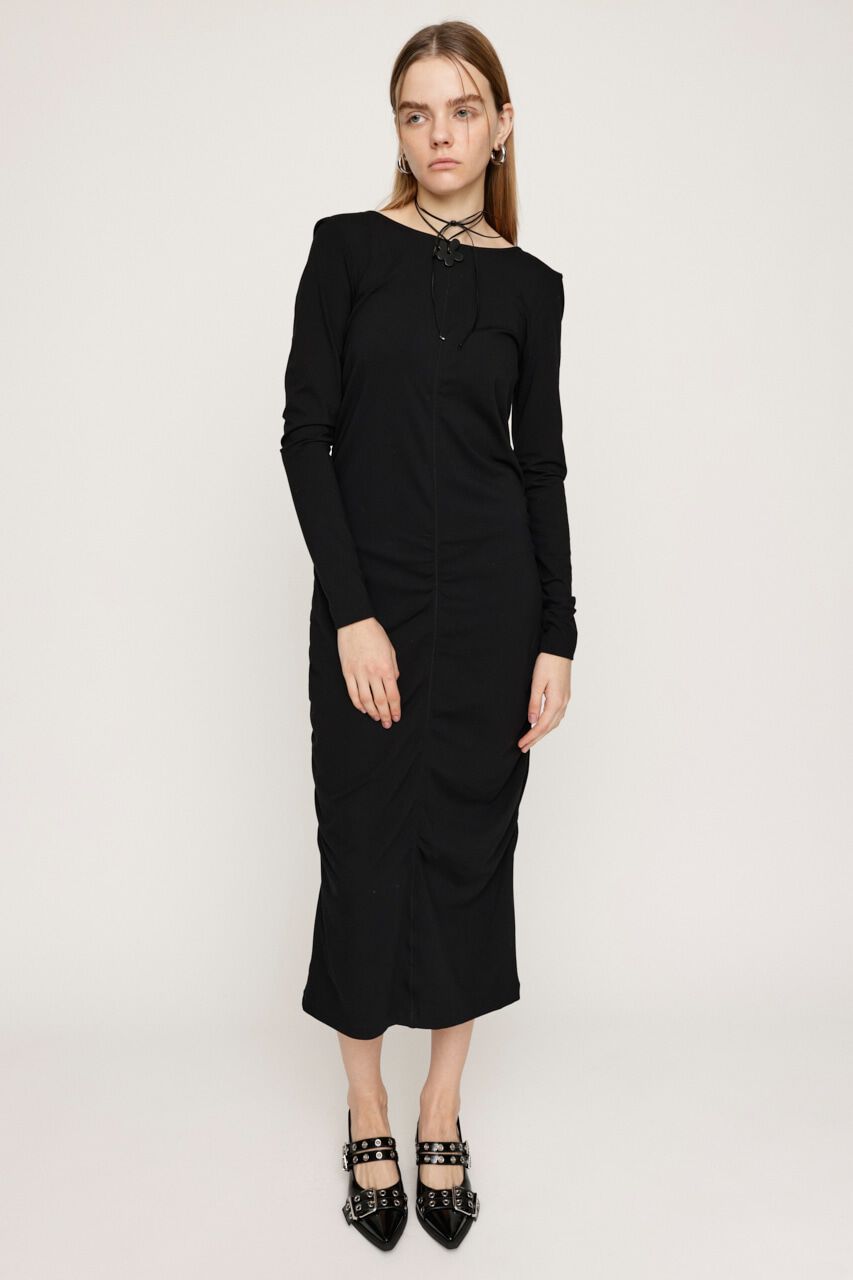 SLY「SHIRRING RIBBON 2WAY ワンピース」|ワンピース|