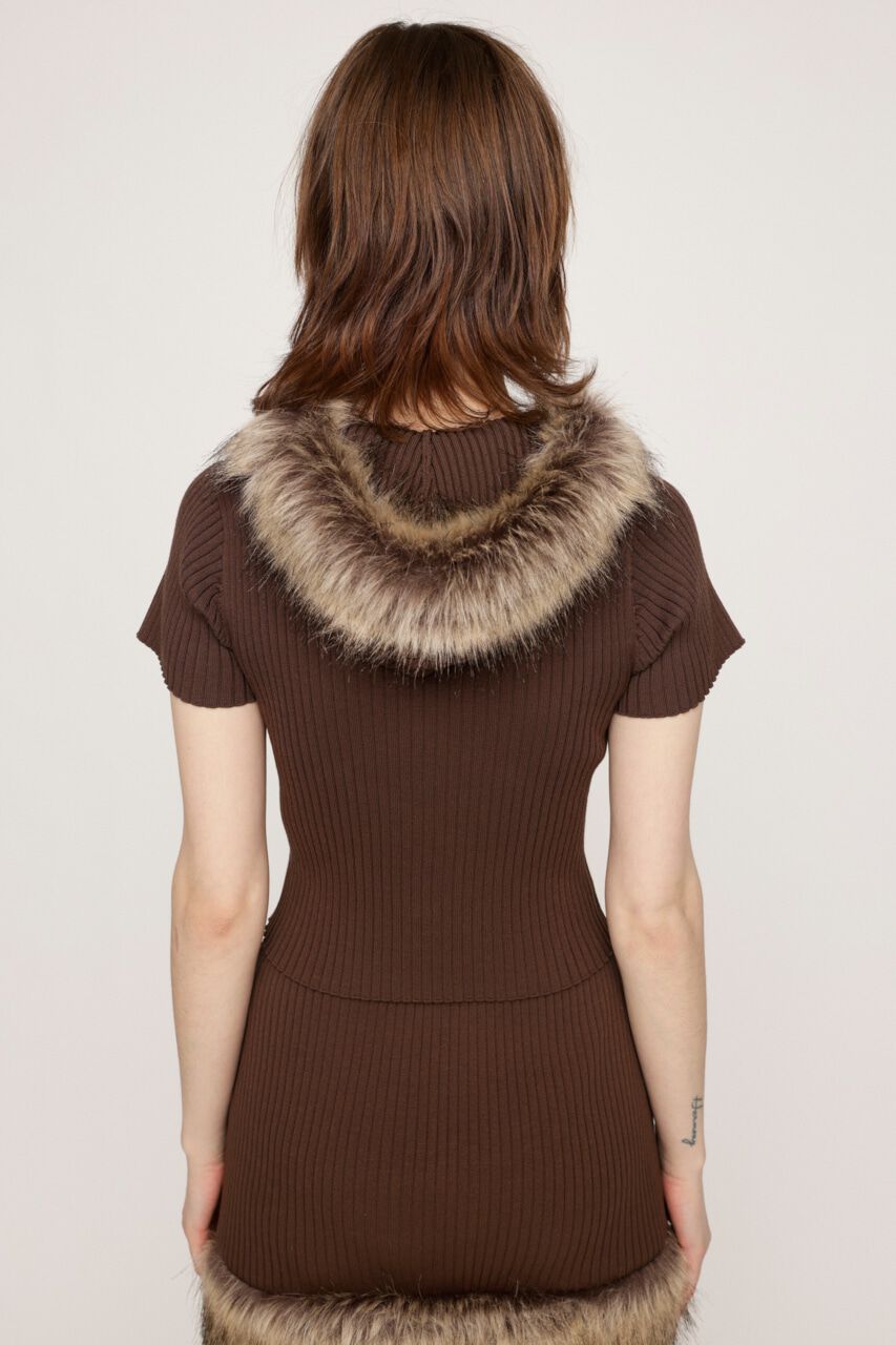 SLY「HinaYoshiharaxSLY KNIT HOODIE」|ニット・セーター|