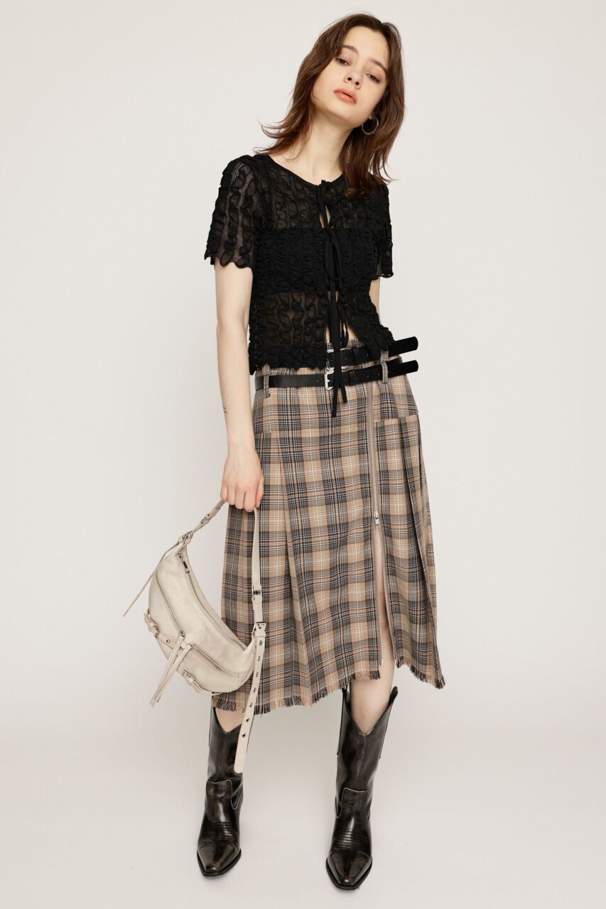SLY「SHEER 2WAY トップス」|ニット・セーター|