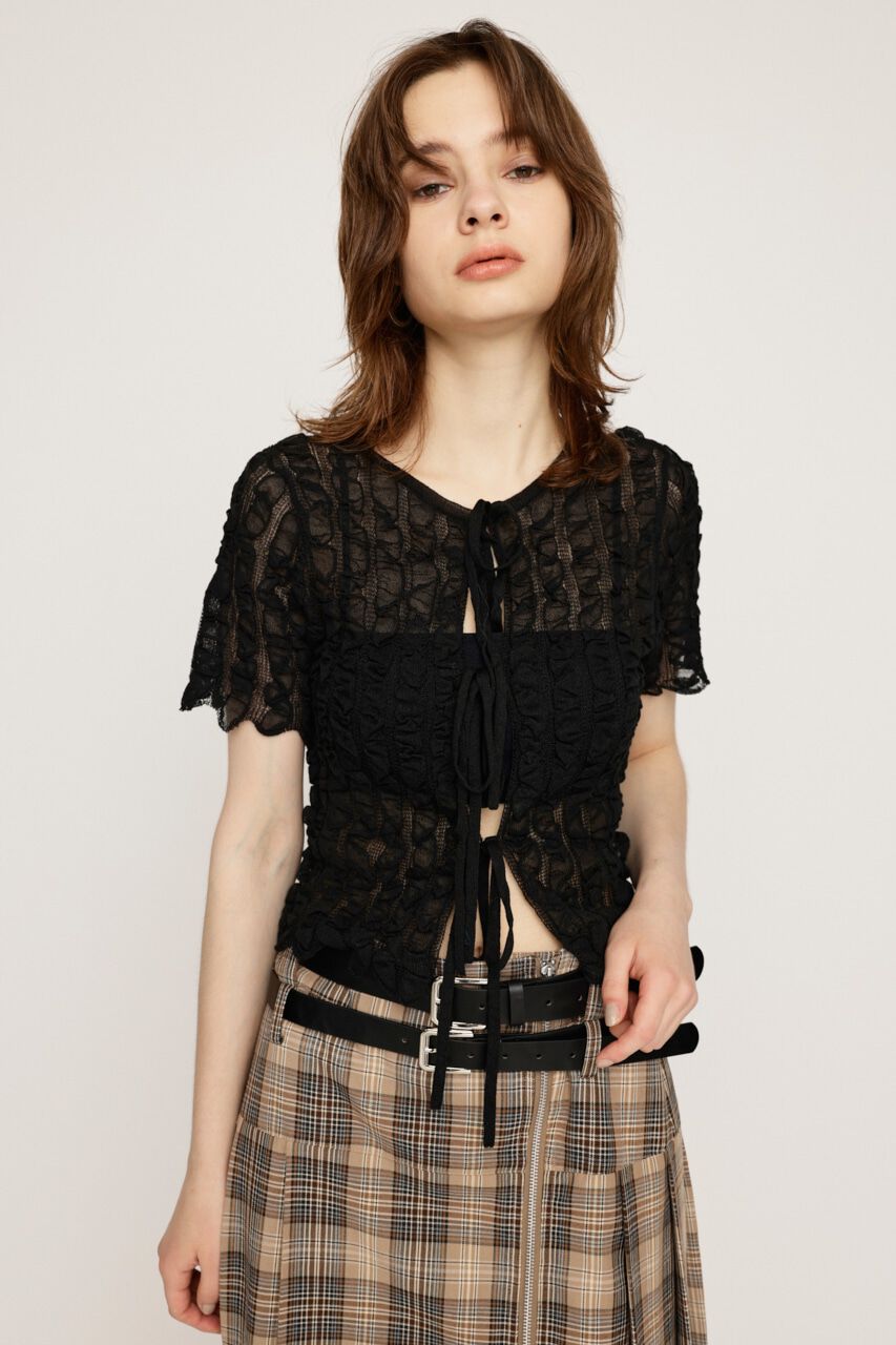 SLY「SHEER 2WAY トップス」|ニット・セーター|
