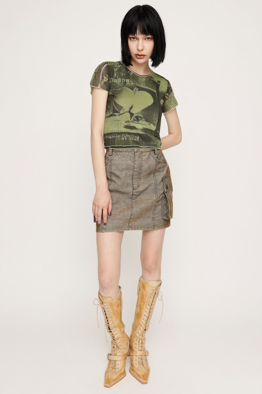 SLY「WASHED CORDUROY ショートスカート」|スカート|