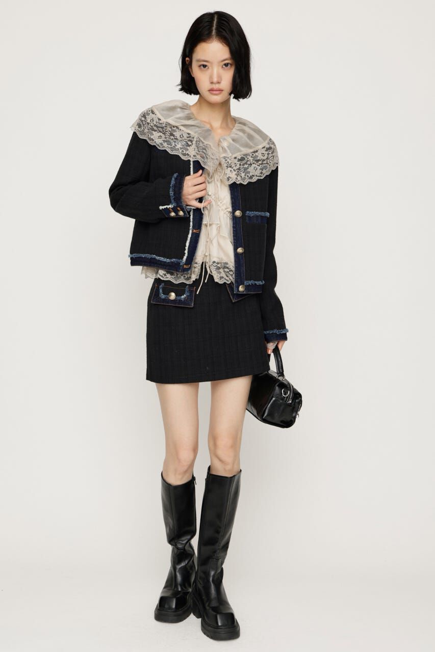 SLY「TWEED スコート」|スカート|