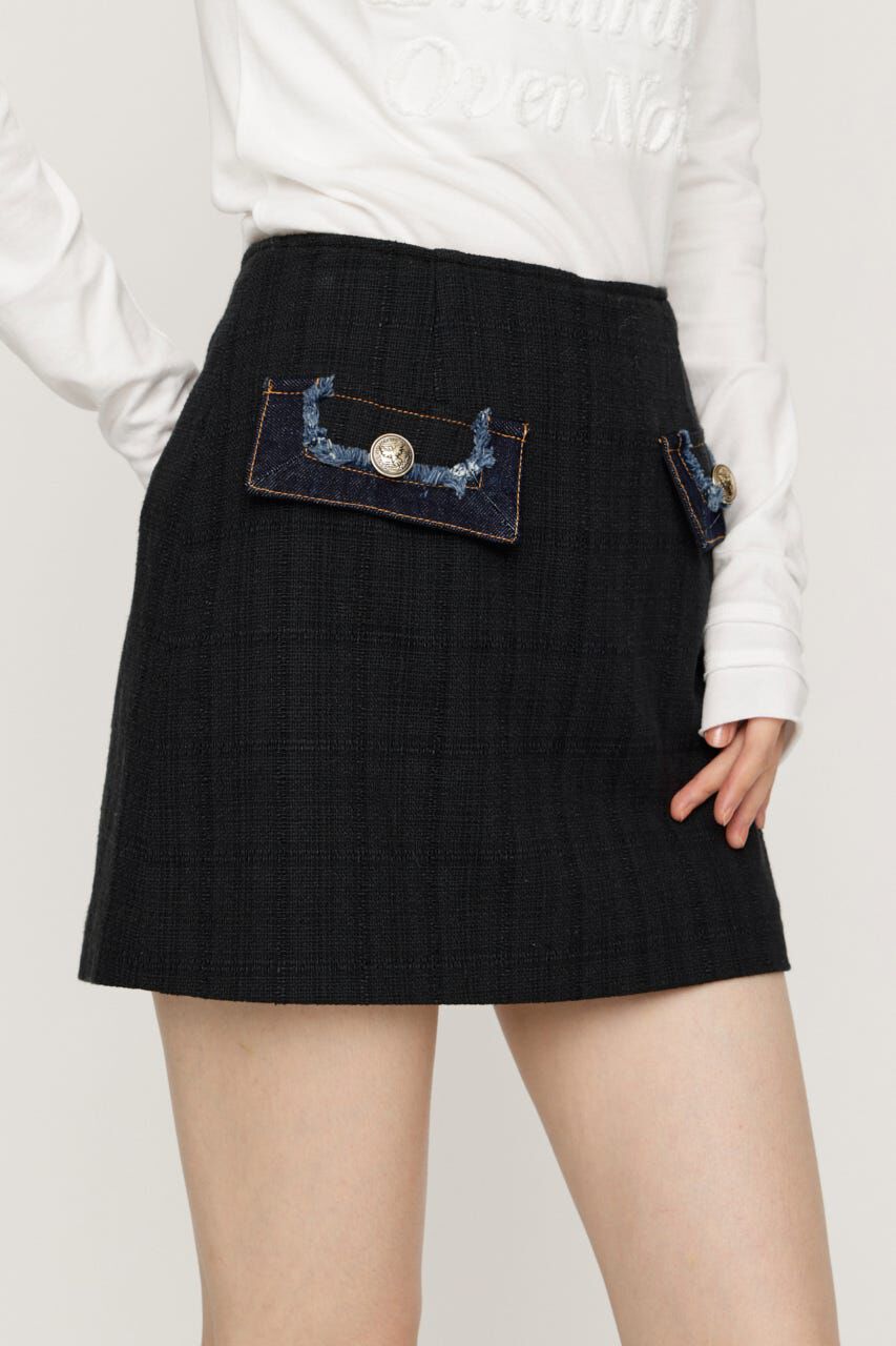SLY「TWEED スコート」|スカート|