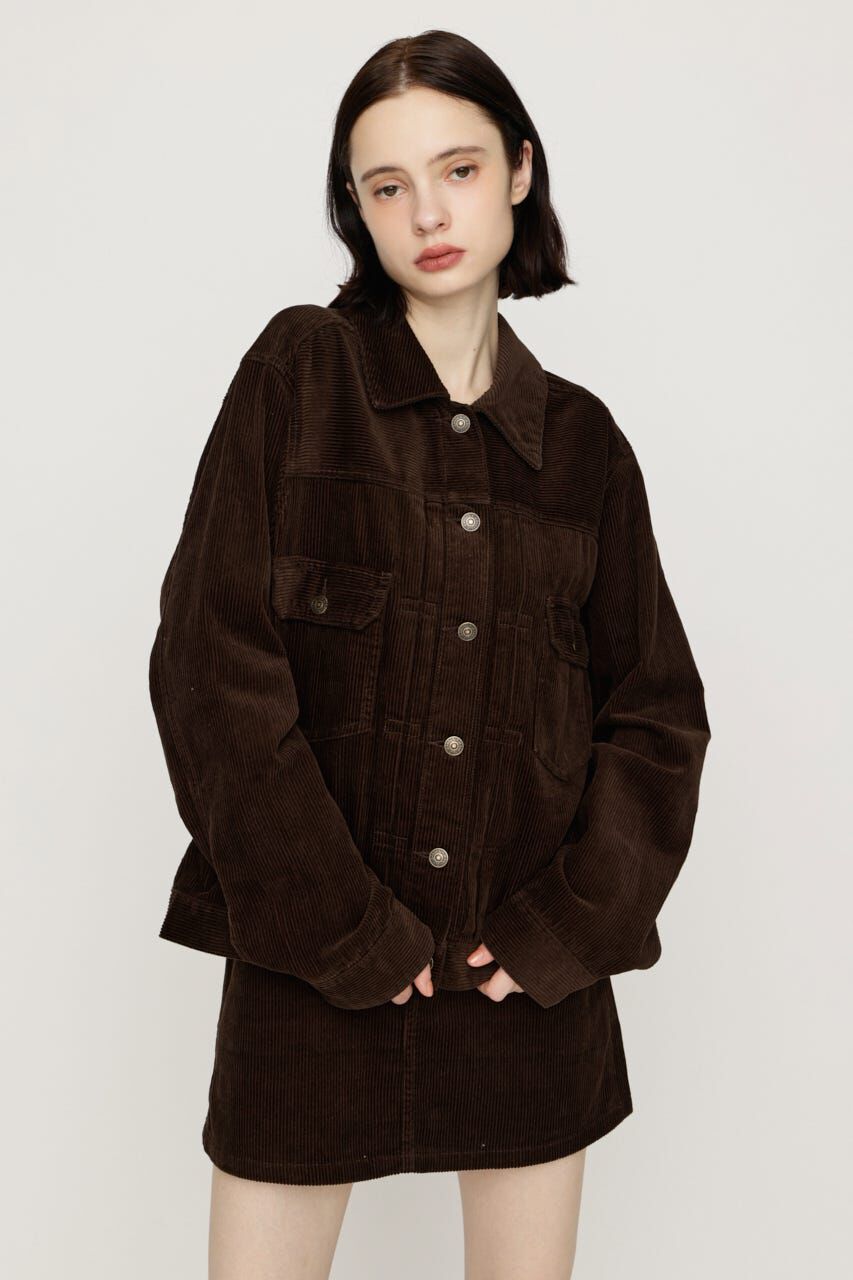 SLY「F／FUR COLLAR COMBI ジャケット」|その他|