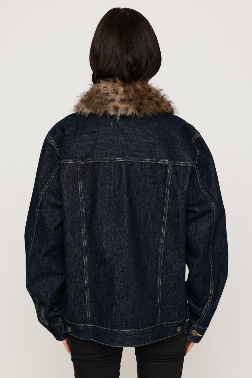 SLY「F／FUR COLLAR COMBI ジャケット」|その他|