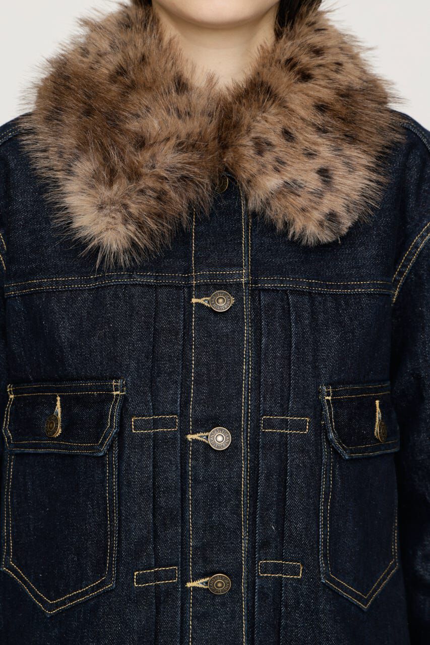 SLY「F／FUR COLLAR COMBI ジャケット」|その他|