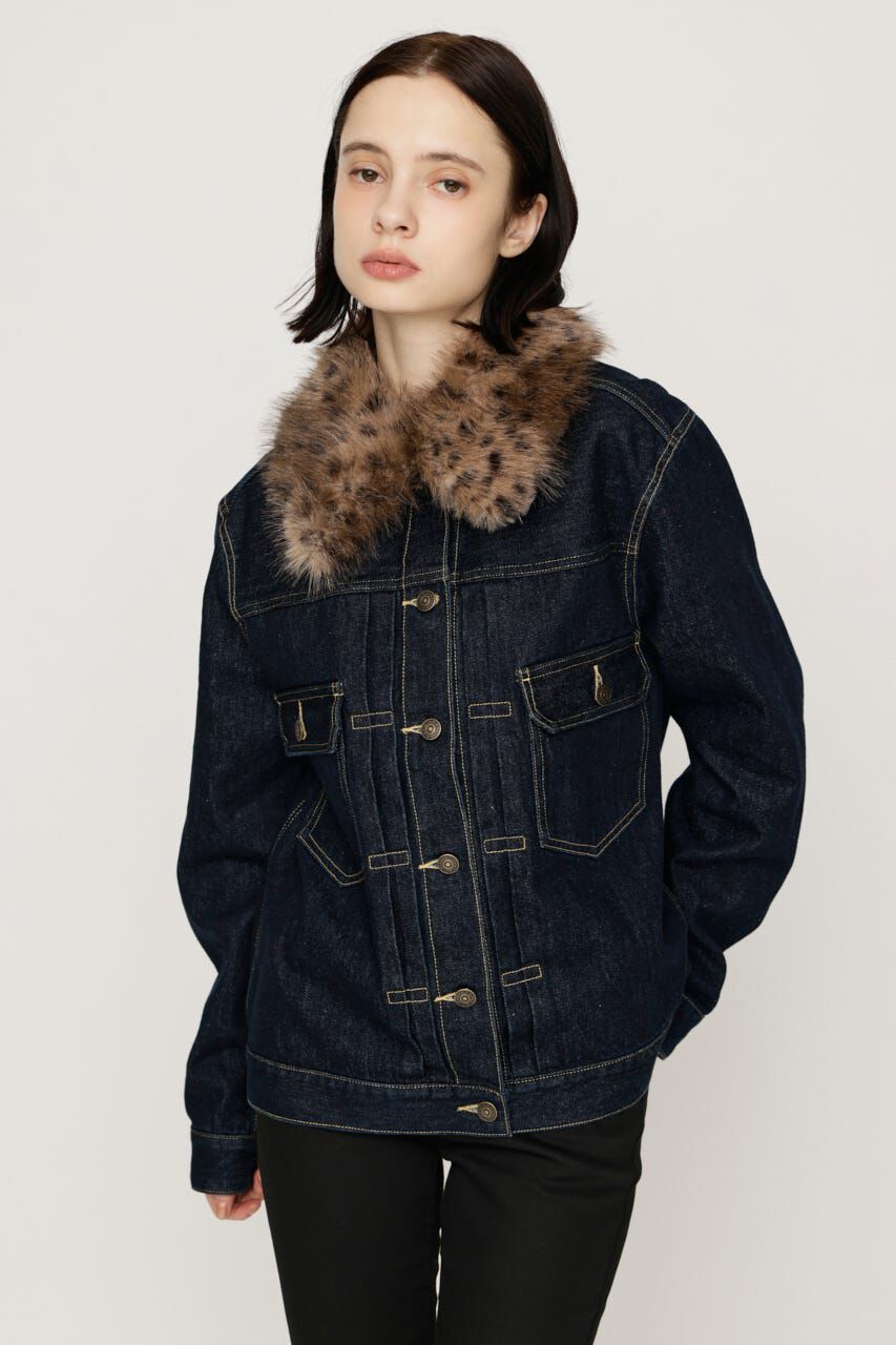 SLY「F／FUR COLLAR COMBI ジャケット」|その他|