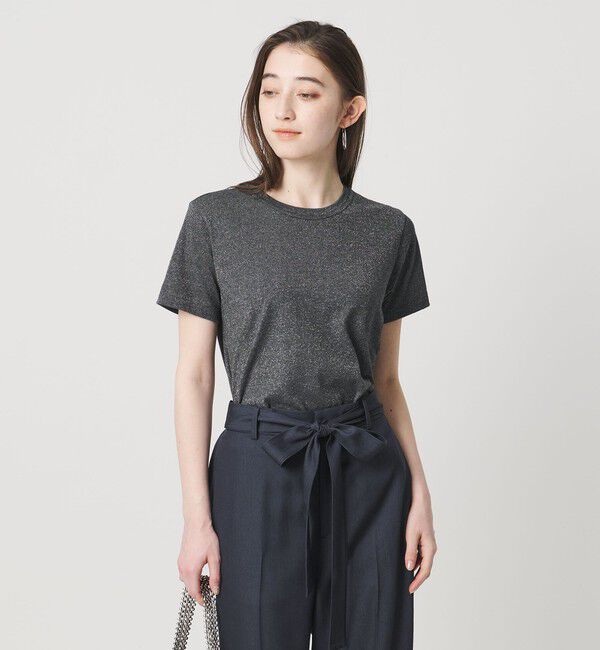 UNITED ARROWS「ラメ テンジク Tシャツ」|Tシャツ・カットソー|
