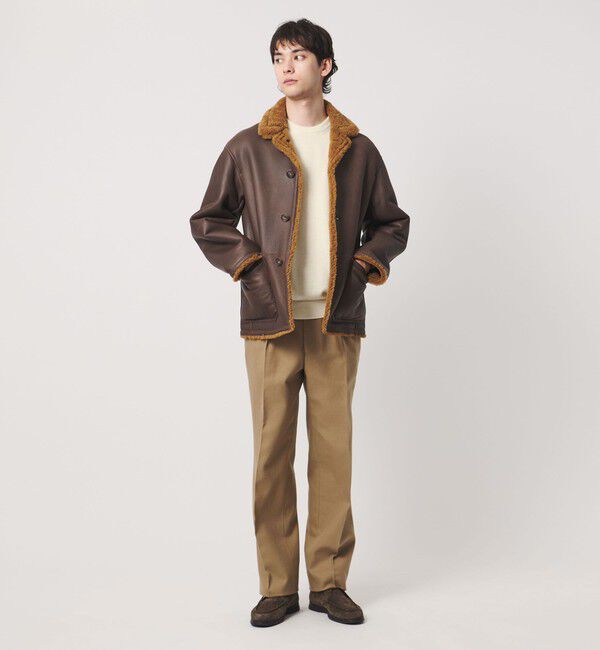 UNITED ARROWS「YAMAGATA ミドルゲージ クルーネック ニット」|ニット・セーター|