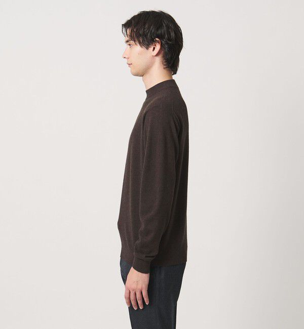 UNITED ARROWS「ウール/カシミヤ/シルク モックネック ニット」|ニット・セーター|