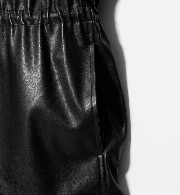 UNITED ARROWS「レザーライク シャツ ジャケット」|テーラードジャケット|