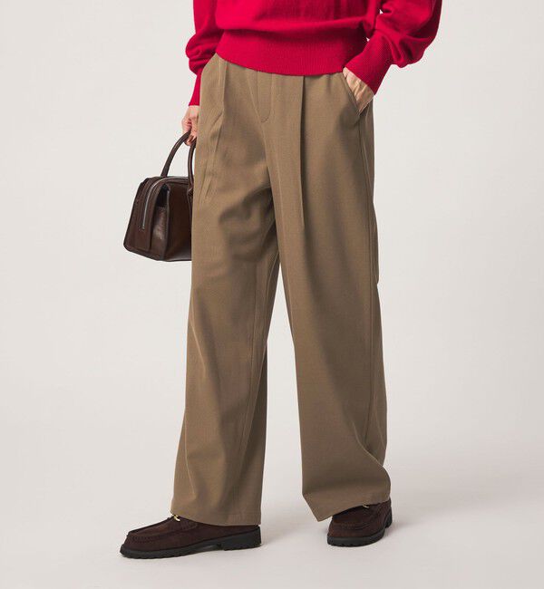 UNITED ARROWS green label relaxing「［size SHORT/TALLあり］オルマイ ウラキモウ ワイド パンツ ストレッチ 帯電防止」|その他|MOCA