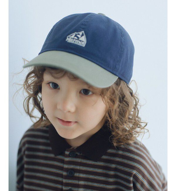 UNITED ARROWS green label relaxing「【別注】＜Marmot＞クラシック ロゴ キャップ / キッズ」|キャップ・キャスケット|NAVY