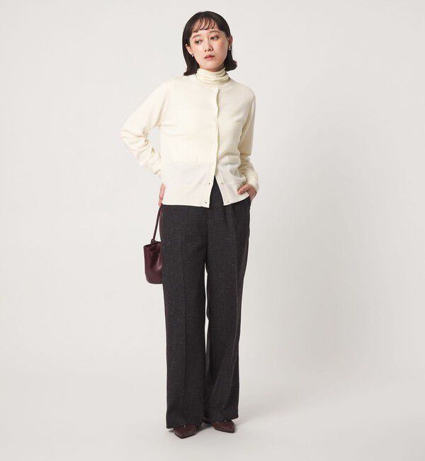 UNITED ARROWS green label relaxing「ウール クルーネック カーディガン ウォッシャブル」|カーディガン|