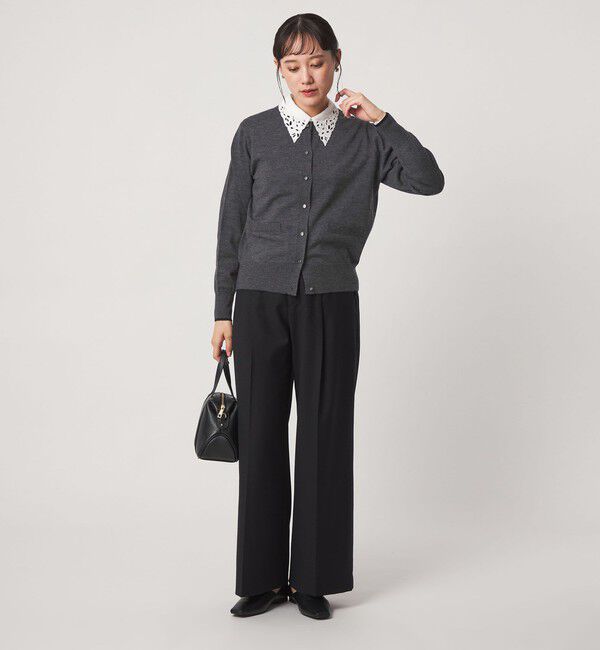 UNITED ARROWS green label relaxing「ウール クルーネック カーディガン ウォッシャブル」|カーディガン|