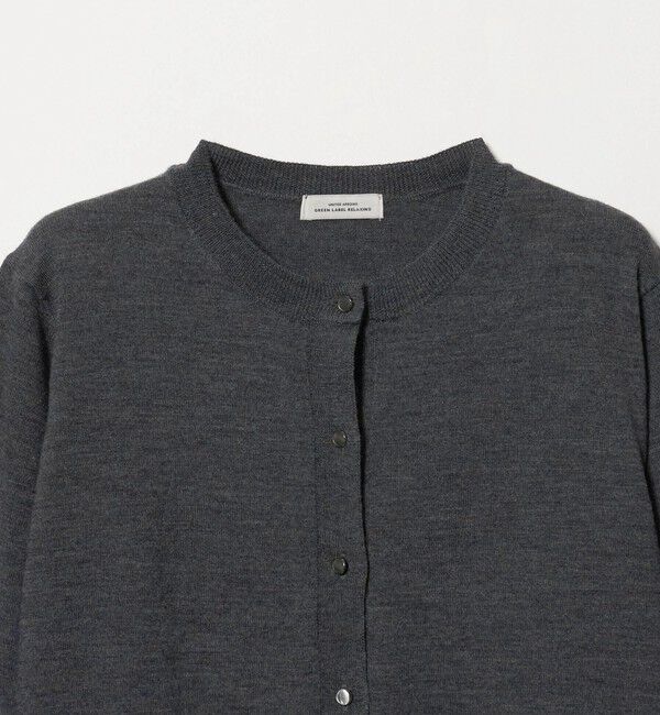 UNITED ARROWS green label relaxing「ウール クルーネック カーディガン ウォッシャブル」|カーディガン|