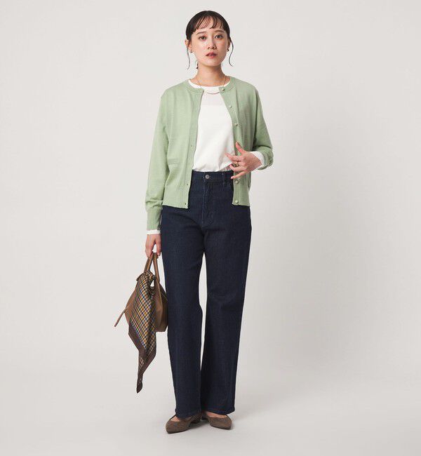 UNITED ARROWS green label relaxing「ウール クルーネック カーディガン ウォッシャブル」|カーディガン|