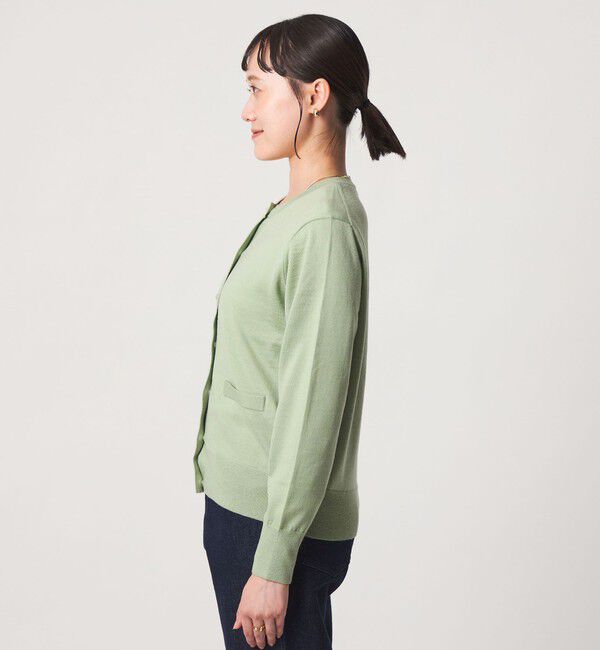 UNITED ARROWS green label relaxing「ウール クルーネック カーディガン ウォッシャブル」|カーディガン|