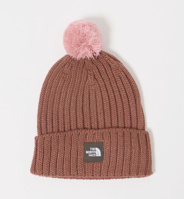 UNITED ARROWS green label relaxing「【WEB限定】＜THE NORTH FACE＞ポンポン ニット キャップ / ベビー」|キャップ・キャスケット|PINK
