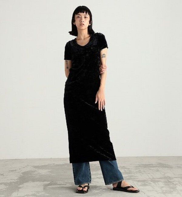 Edition「クラッシュベロアTシャツ」|Tシャツ・カットソー|