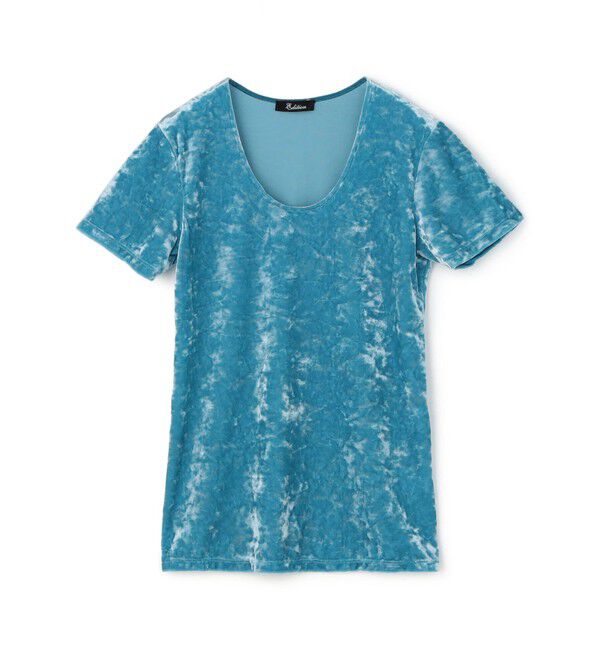 Edition「クラッシュベロアTシャツ」|Tシャツ・カットソー|65 ブルー
